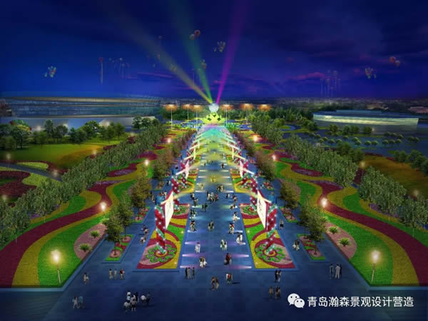 2009第七屆中國花卉博覽會（青州）室外會展設計